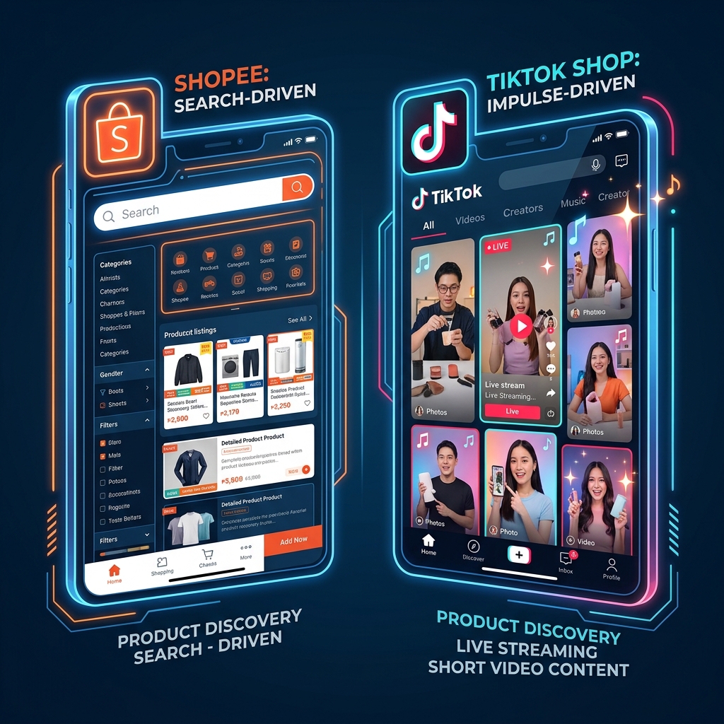 TikTok Shop vs Shopee